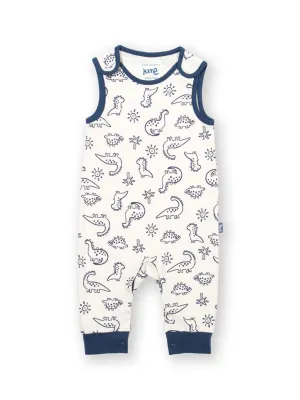 Dino earth dungarees
