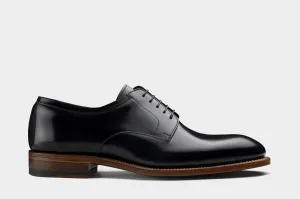 MANNO • Custom Fitted Bespoke Derby Shoes • MIDNIGHT BLUE