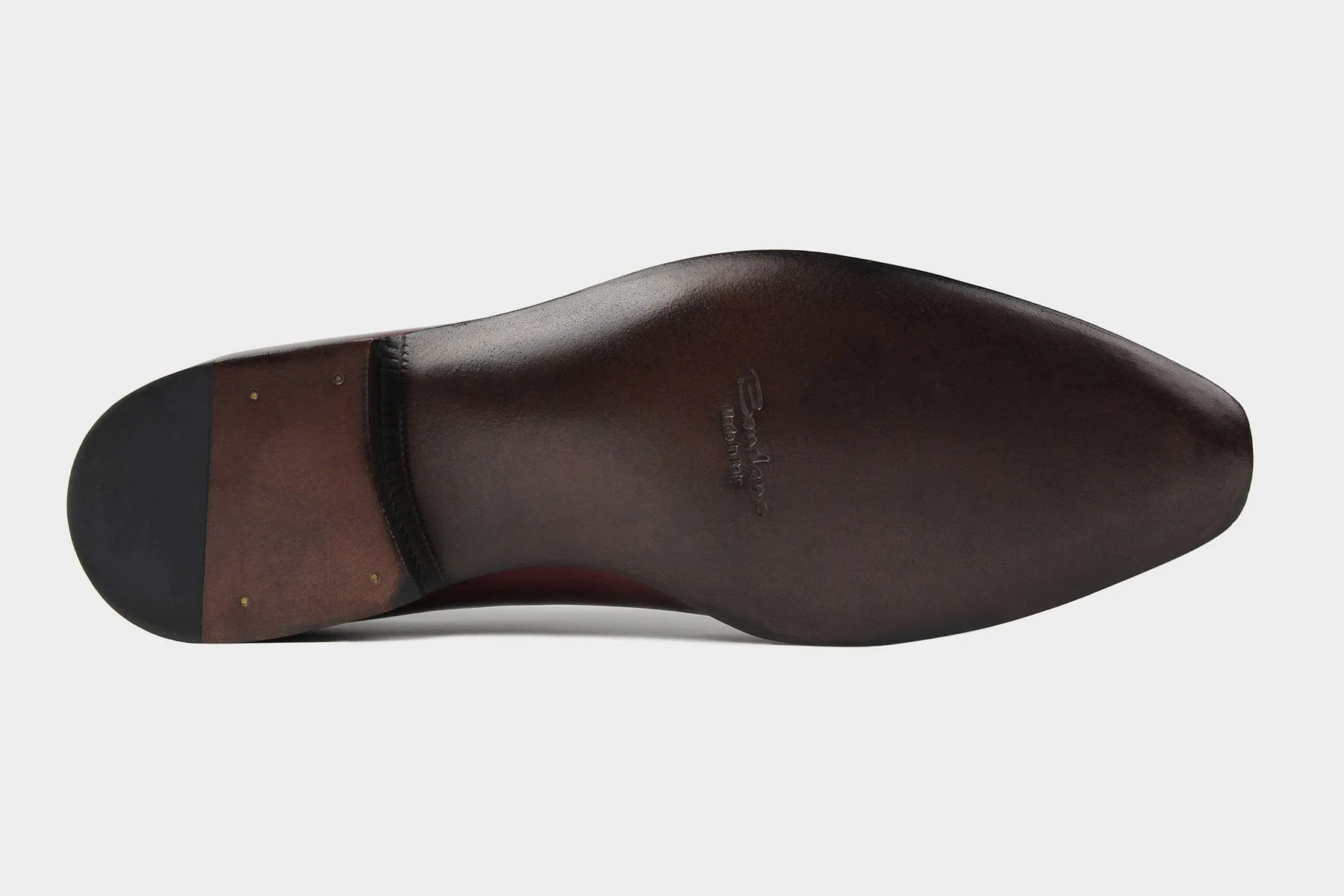 MARCO • Custom Fitted Bespoke Wholecut Oxford Shoes • WINE RED