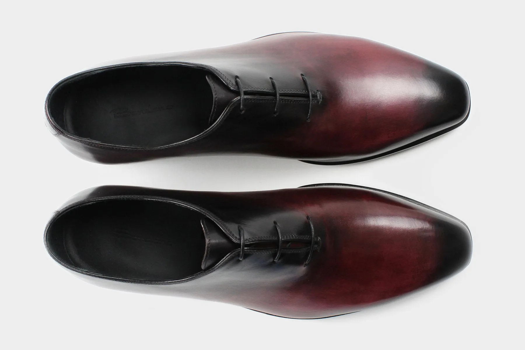 MARCO • Custom Fitted Bespoke Wholecut Oxford Shoes • WINE RED