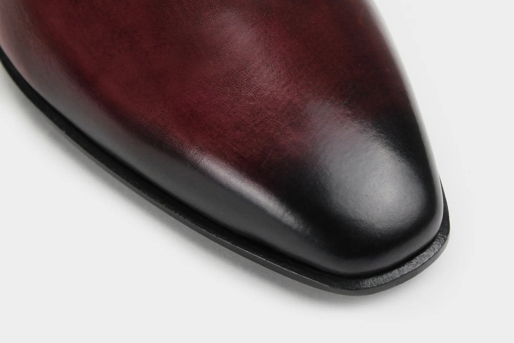 MARCO • Custom Fitted Bespoke Wholecut Oxford Shoes • WINE RED