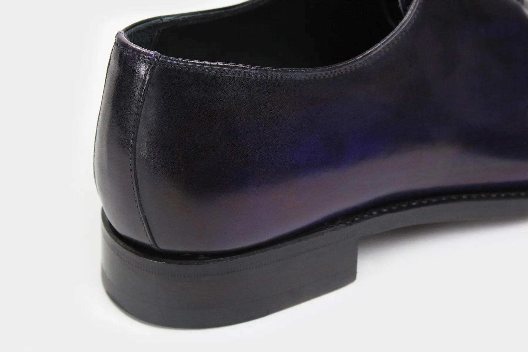 MATEO • Custom Fitted Bespoke Wholecut Oxford Shoes • VIOLET