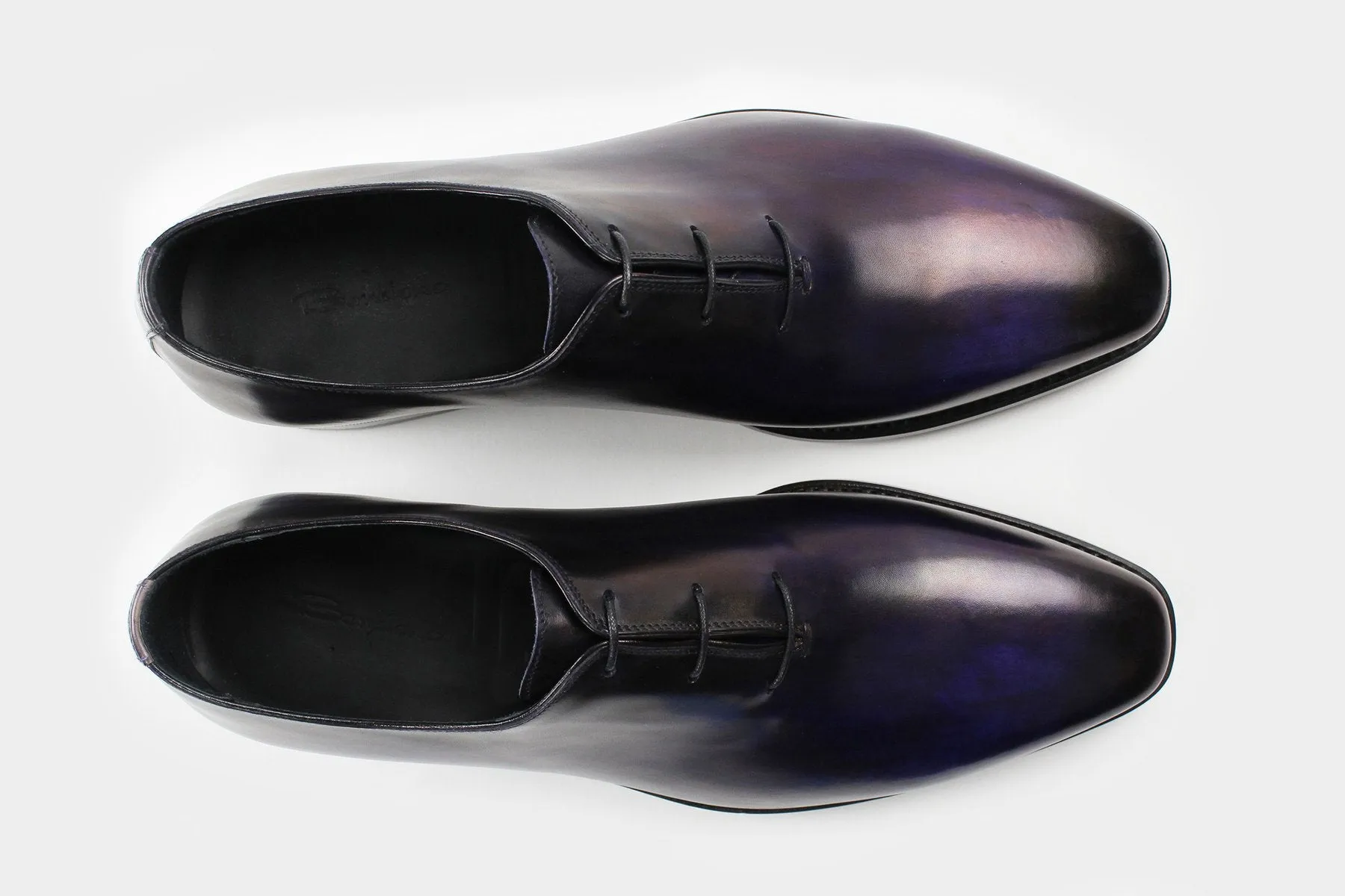 MATEO • Custom Fitted Bespoke Wholecut Oxford Shoes • VIOLET