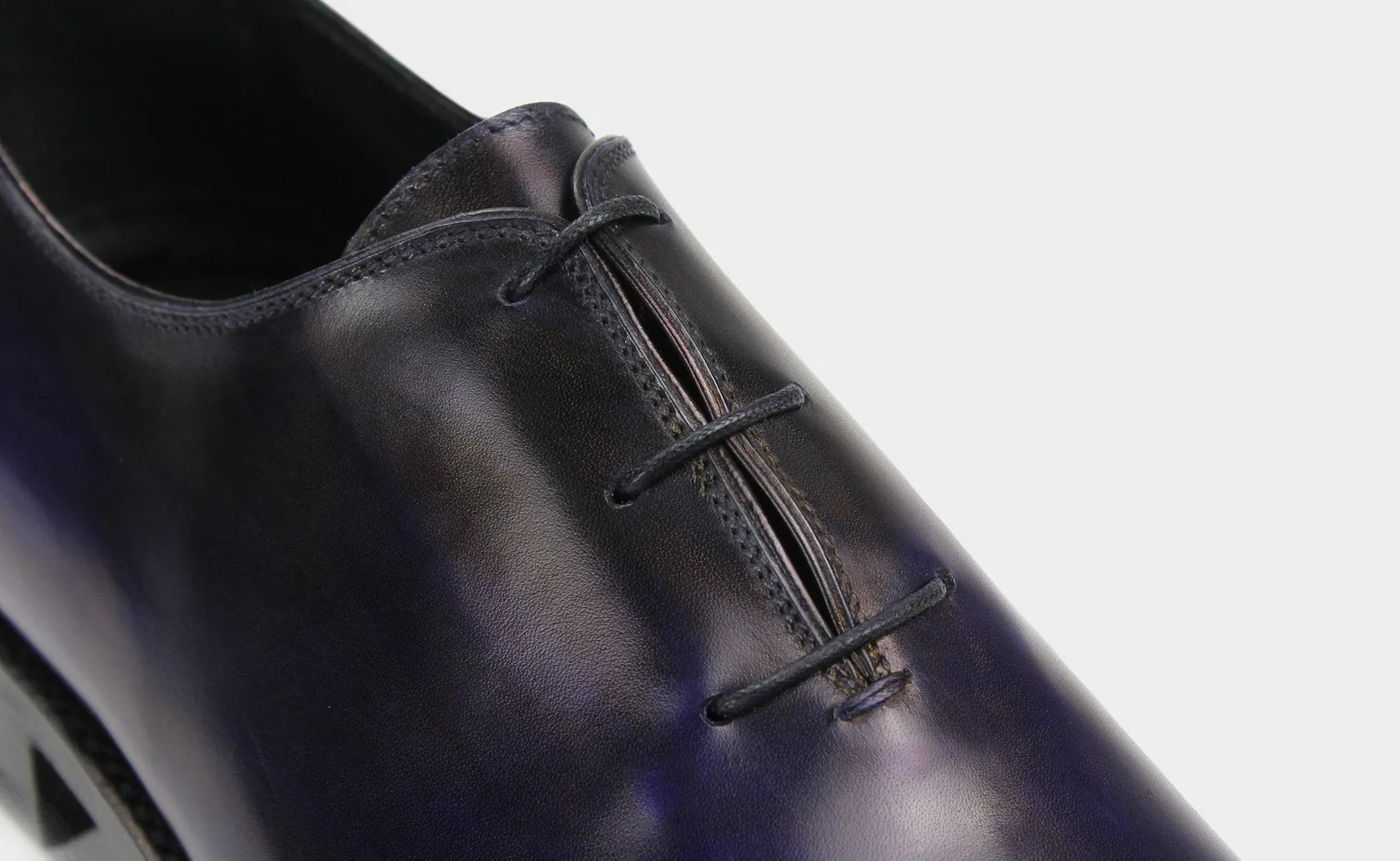 MATEO • Custom Fitted Bespoke Wholecut Oxford Shoes • VIOLET