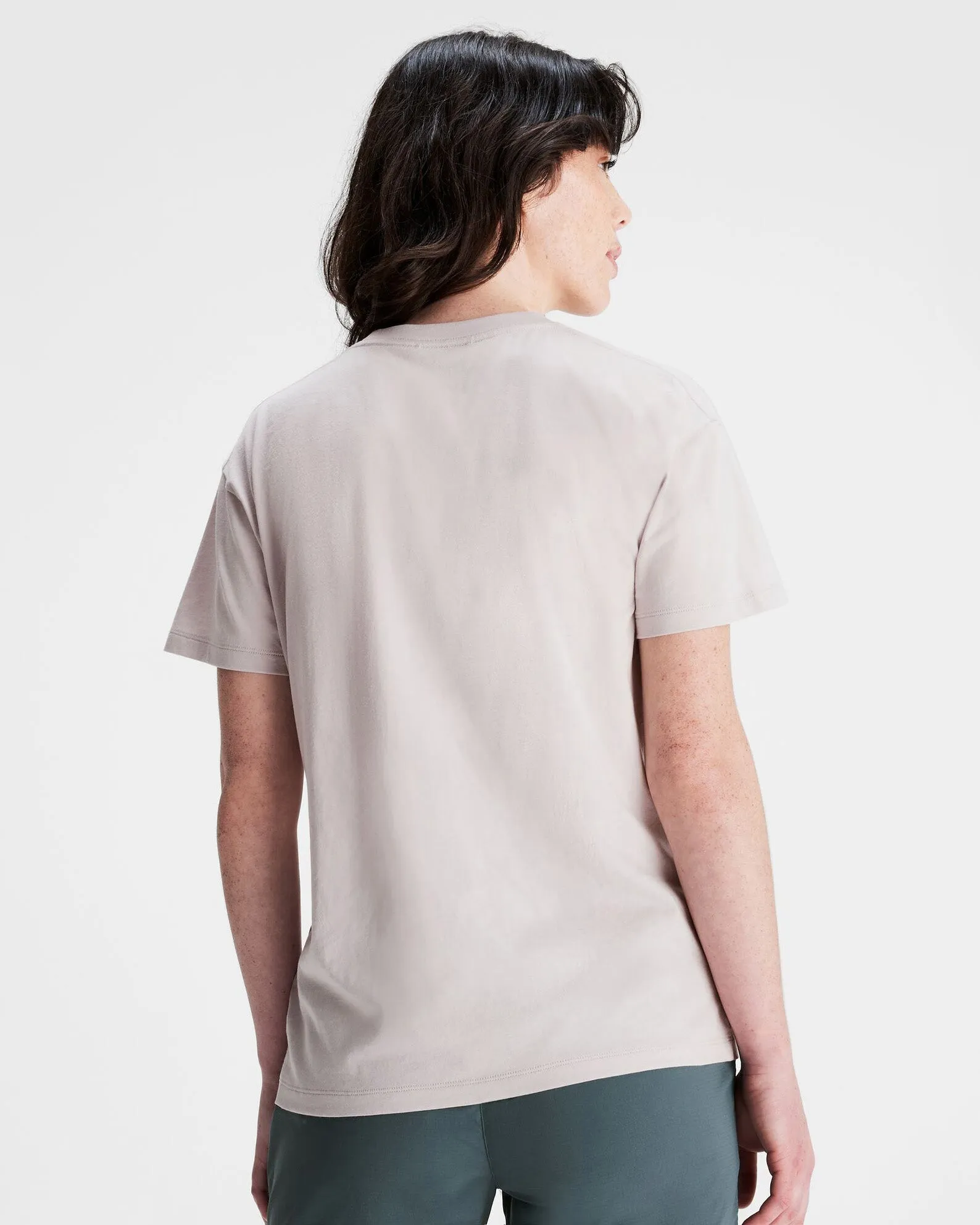 Women's Mt Cook Organic Cotton T-shirt - Dove